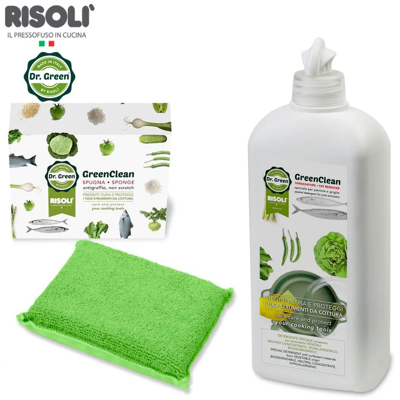 Dr.Green Stone Set Pentole Antiaderenti In Alluminio - Set 14 Pz