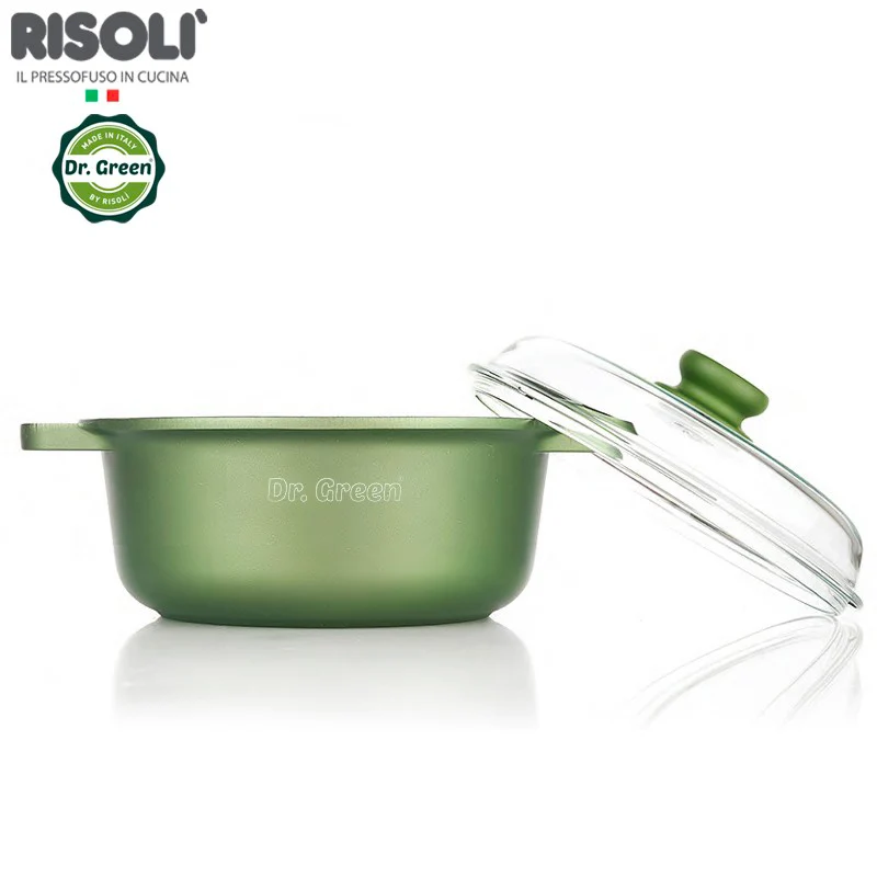 Dr.Green Stone Set Pentole Antiaderenti In Alluminio - Set 14 Pz