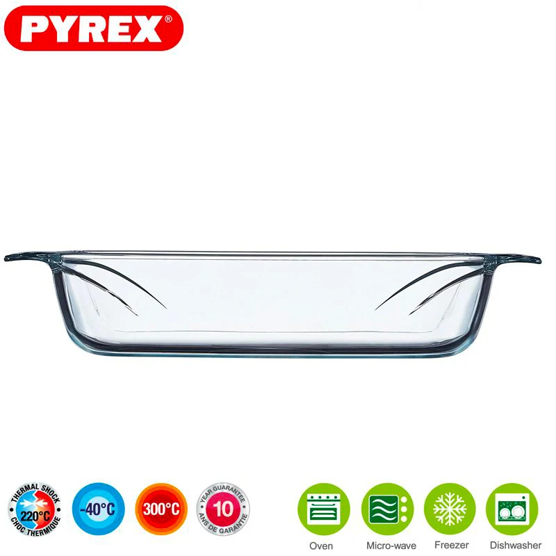 Optimum Pirofila Rettangolare In Vetro Borosilicato