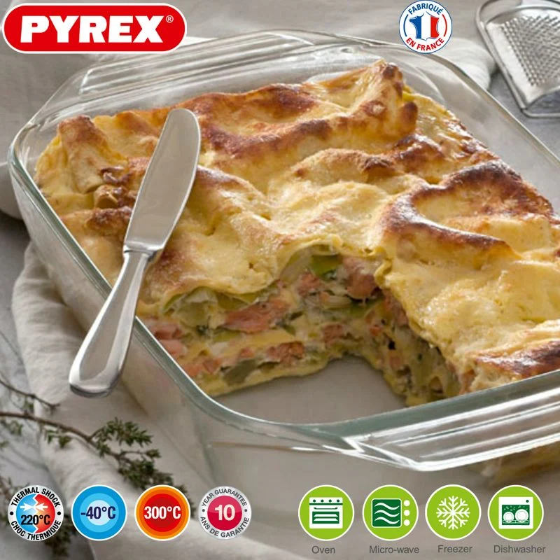 Optimum Pirofila Rettangolare In Vetro Borosilicato