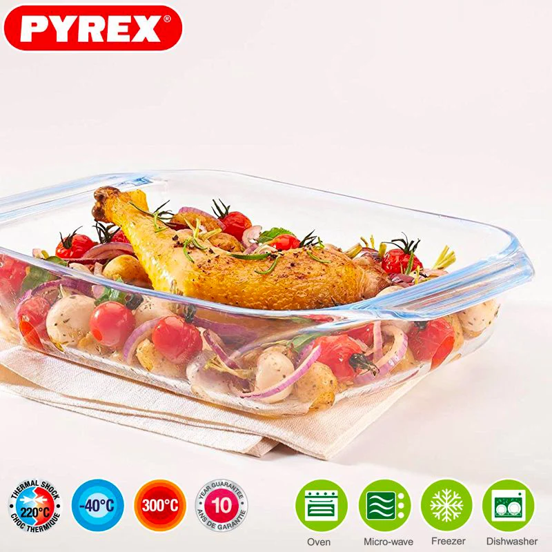 Optimum Pirofila Rettangolare In Vetro Borosilicato