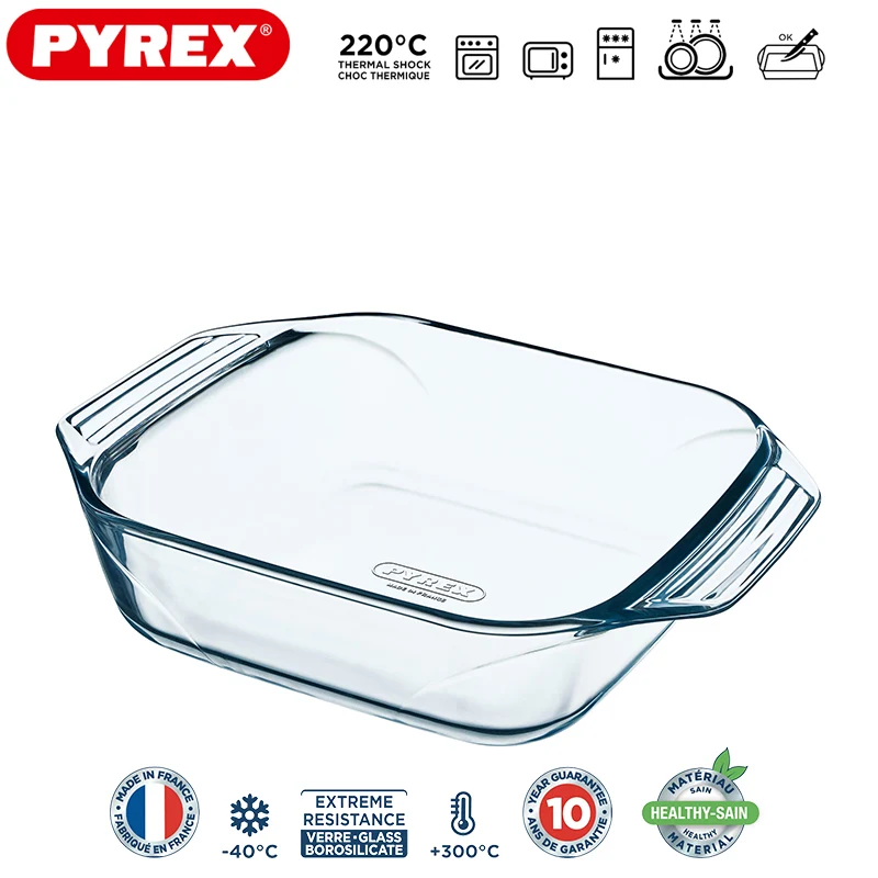 Irresistible Teglia Rettangolare In Vetro Borosilicato