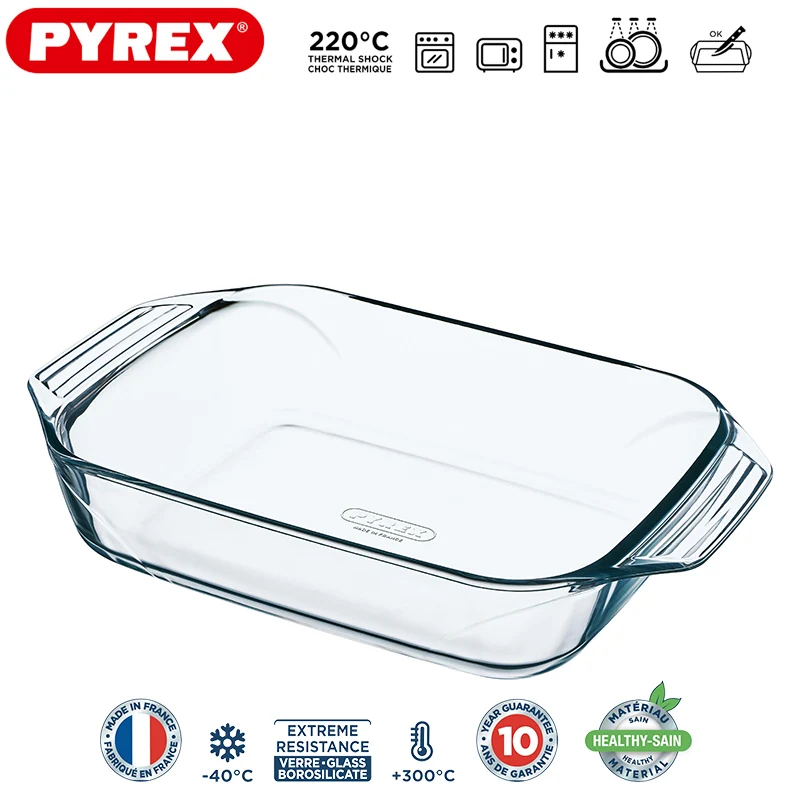 Irresistible Teglia Rettangolare In Vetro Borosilicato