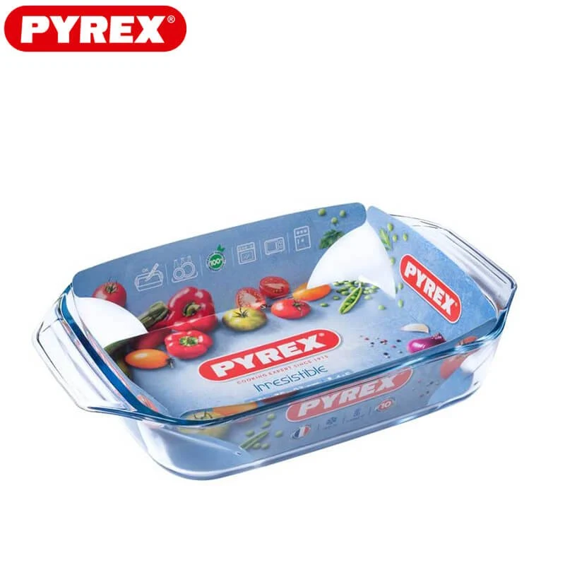 Irresistible Teglia Rettangolare In Vetro Borosilicato