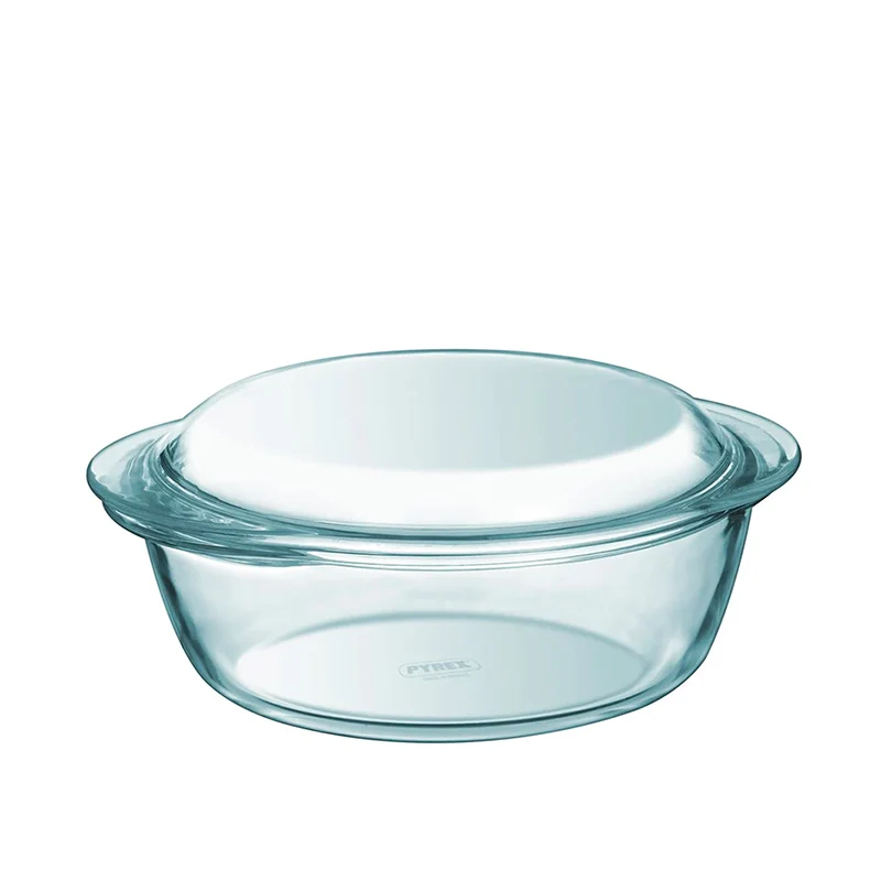 Essential Casseruola Con Coperchio In Vetro Borosilicato