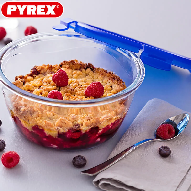 Cook & Go Contenitore Per Alimenti Ermetico Rotondo In Vetro Borosilicato