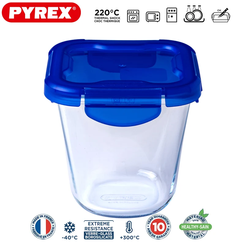 Cook & Go Contenitore Per Alimenti Ermetico Rotondo In Vetro Borosilicato
