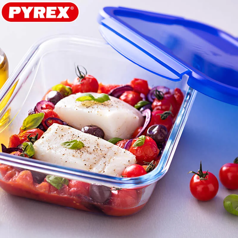 Cook & Go Contenitore Per Alimenti Ermetico Rettangolare In Vetro Borosilicato