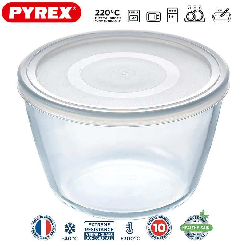 Cook & Freeze Contenitore Per Alimenti Rotondo In Vetro Borosilicato