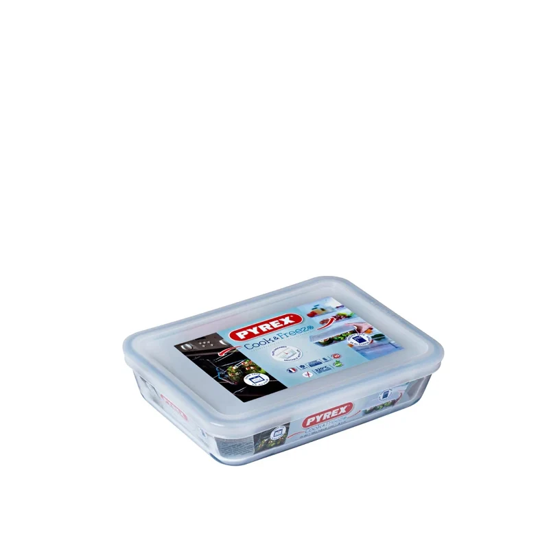 Cook & Freeze Contenitore Per Alimenti Rettangolare In Vetro Borosilicato