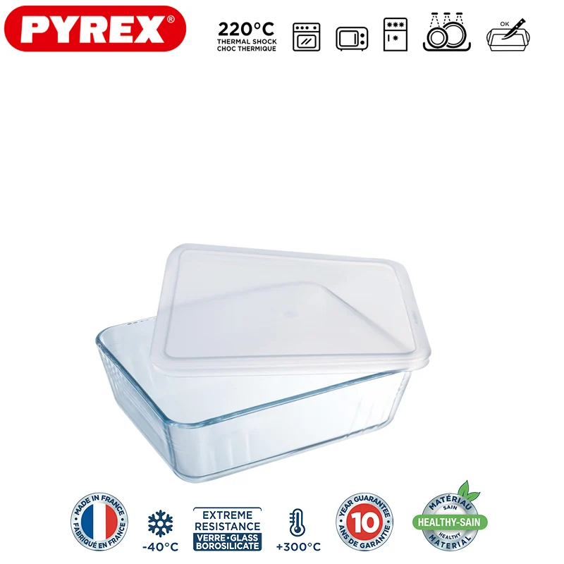 Cook & Freeze Contenitore Per Alimenti Rettangolare In Vetro Borosilicato