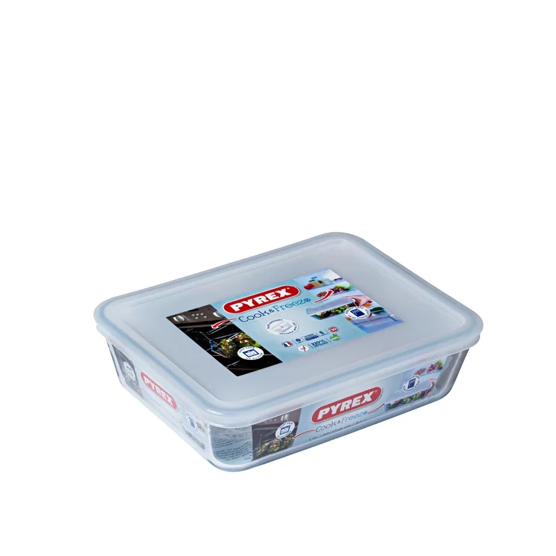 Cook & Freeze Contenitore Per Alimenti Rettangolare In Vetro Borosilicato