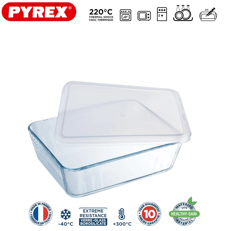 Cook & Freeze Contenitore Per Alimenti Rettangolare In Vetro Borosilicato