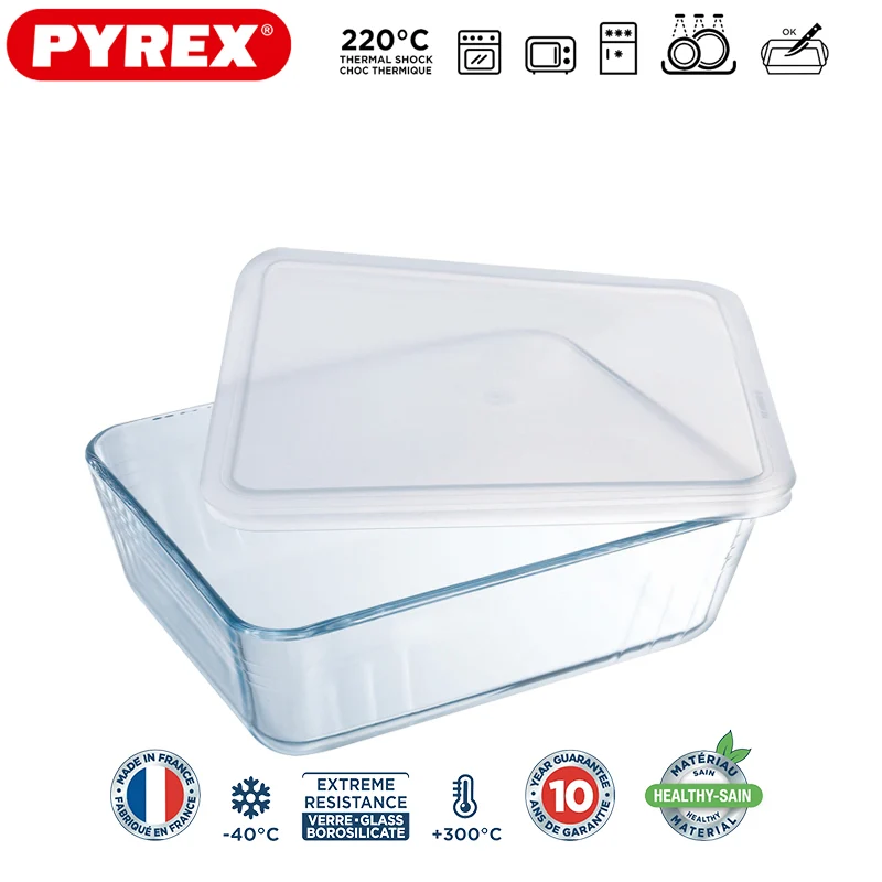 Cook & Freeze Contenitore Per Alimenti Rettangolare In Vetro Borosilicato