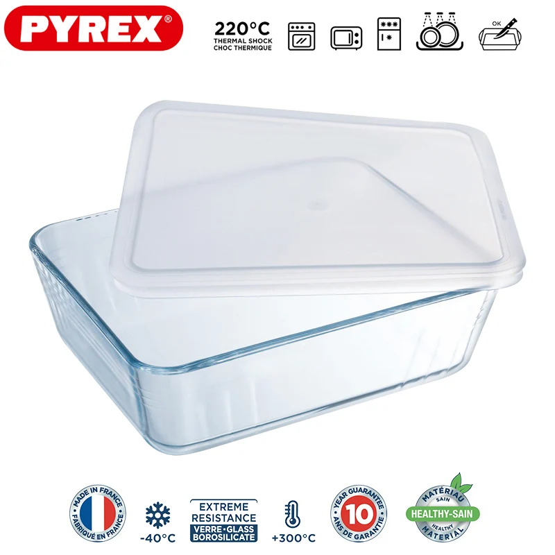 Cook & Freeze Contenitore Per Alimenti Rettangolare In Vetro Borosilicato