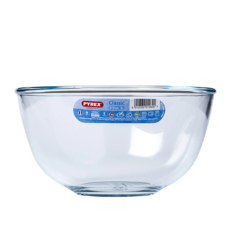 Classic Coppa Multiuso Rotonda In Vetro Borosilicato