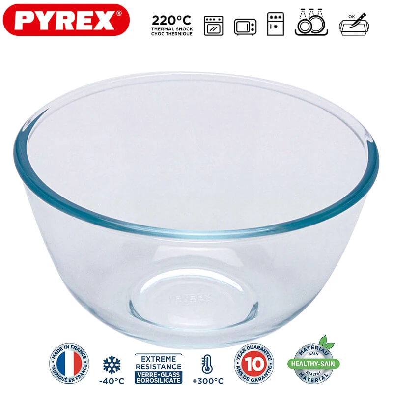 Classic Coppa Multiuso Rotonda In Vetro Borosilicato