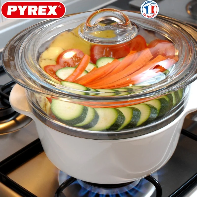 Classic Cestello Vapore Rotondo In Vetro Borosilicato