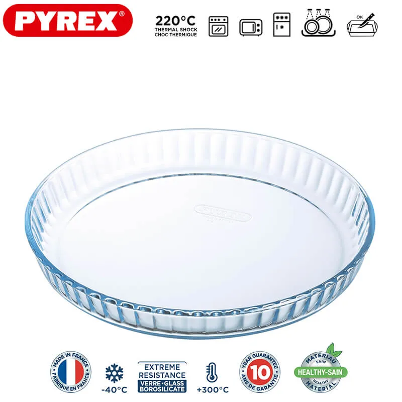 Bake & Enjoy Tortiera Rotonda In Vetro Borosilicato