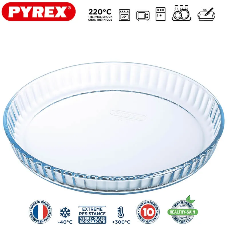 Bake & Enjoy Tortiera Rotonda In Vetro Borosilicato