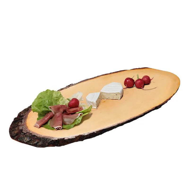 Corteccia Vassoio Ovale In Legno
