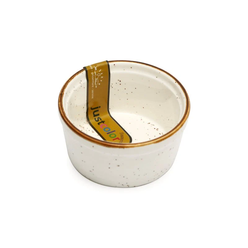 9.5 cm - Just Colour Ramequin In Porcellana - Set 6 Pz