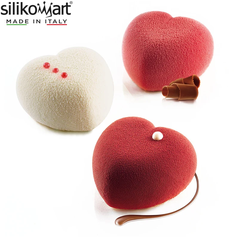8 Forme Mini Amorini Stampo Cuori In Silicone