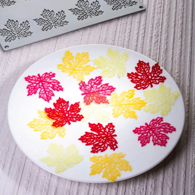 8 Forme - Maple Stampo Decorazioni Foglia D'Acero In Silicone