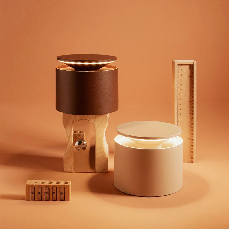 8.3 cm - Push Up Lampada Da Tavolo
