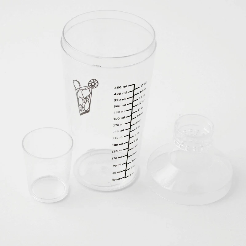 66 cl - Bar Happy Hour Shaker Long Drink In Acciaio Inox