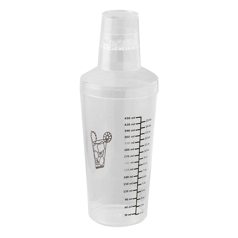 66 cl - Bar Happy Hour Shaker Long Drink In Acciaio Inox