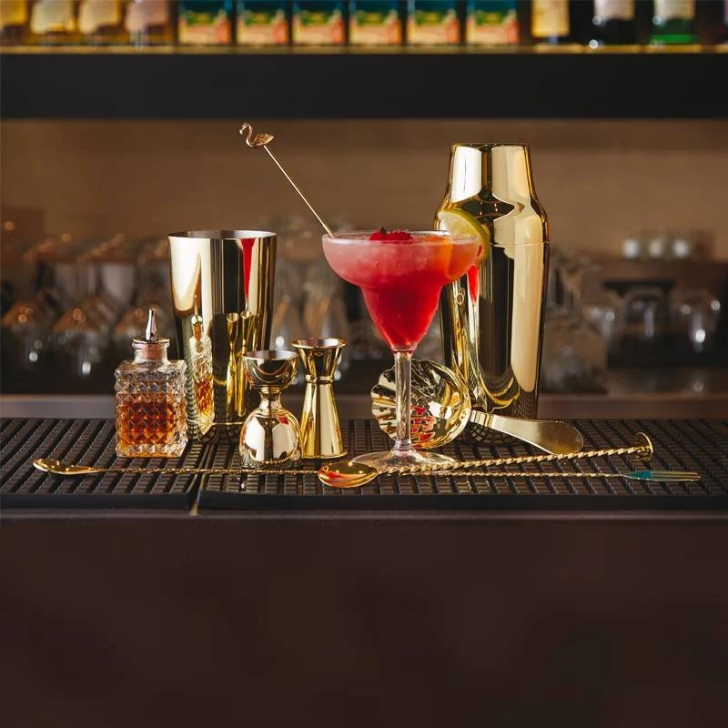 50 cm - Bar Happy Hour Bar Spoon In Acciaio Inox