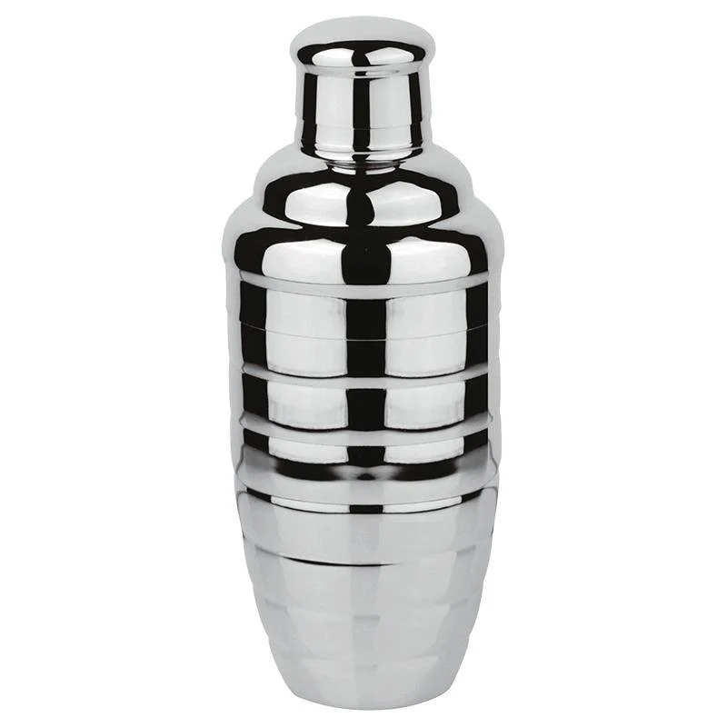 50 cl - Bar Happy Hour Shaker Long Drink In Acciaio Inox Striato