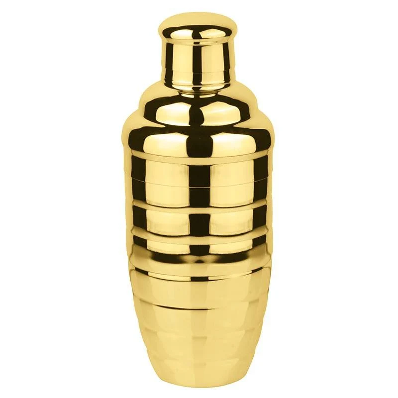50 cl - Bar Happy Hour Shaker Long Drink In Acciaio Inox Striato
