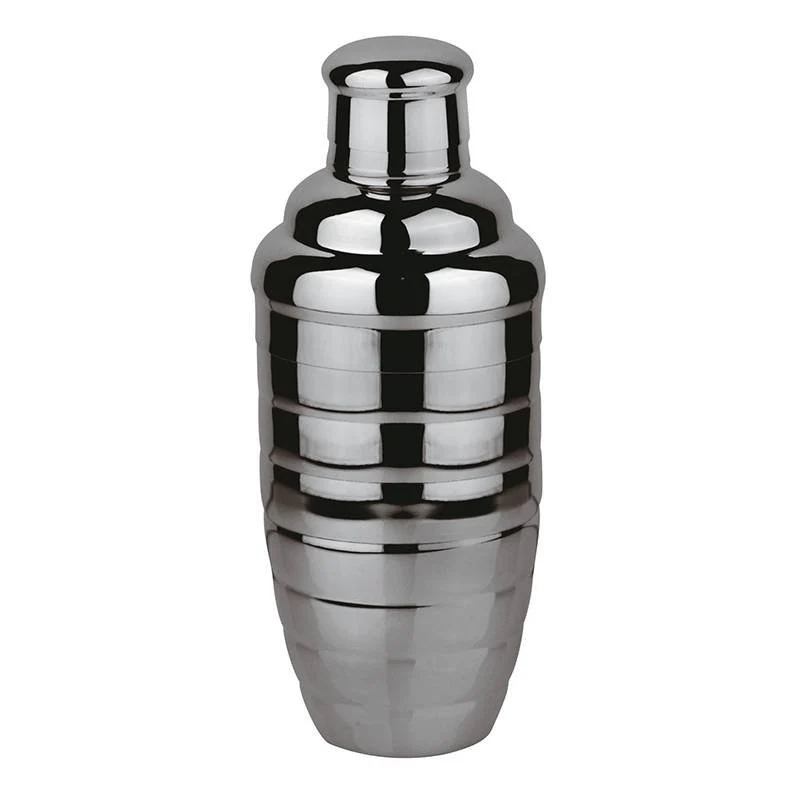 50 cl - Bar Happy Hour Shaker Long Drink In Acciaio Inox Striato