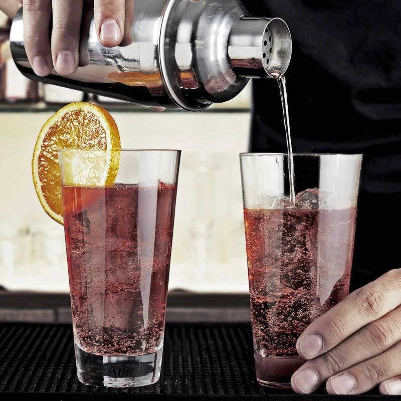 50 cl - Bar Happy Hour Shaker Long Drink In Acciaio Inox