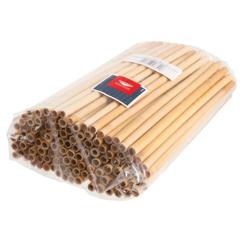 25 cm - Cannucce 9-10 mm In Bambù Set 110 Pz