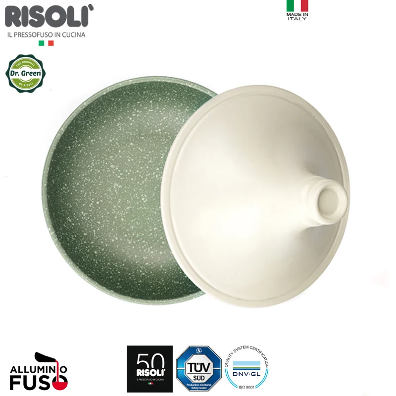 24 cm - Dr.Green Stone Tajine Antiaderente In Alluminio