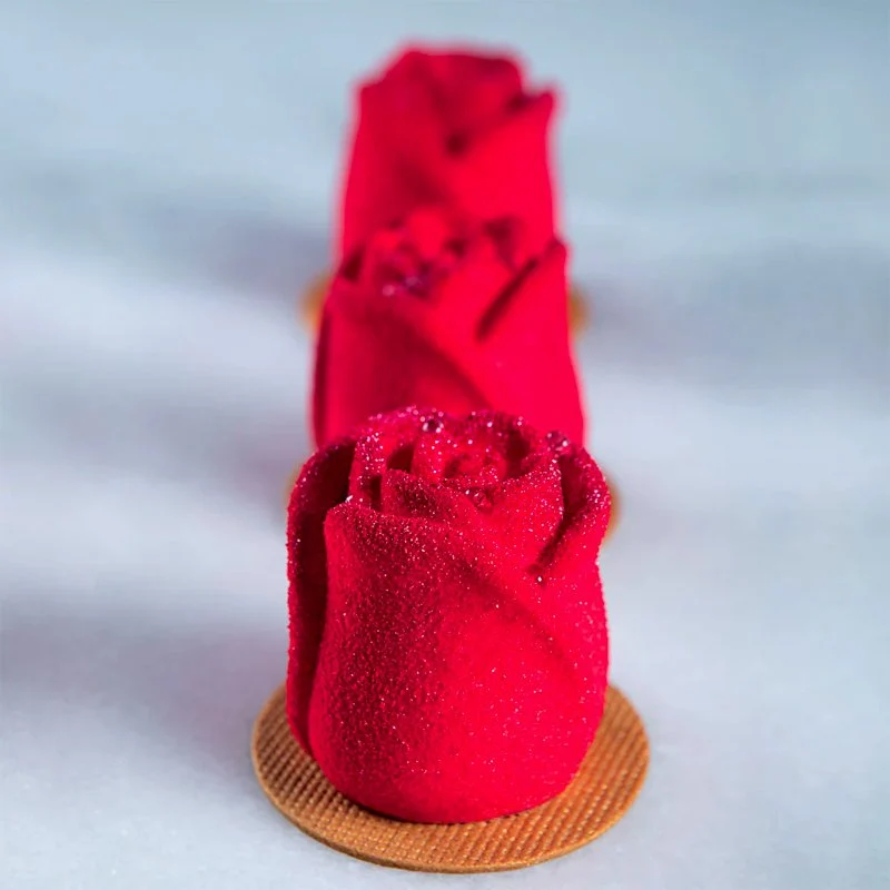 20 Forme - Romance Stampo Decorazioni Boccioli In Silicone