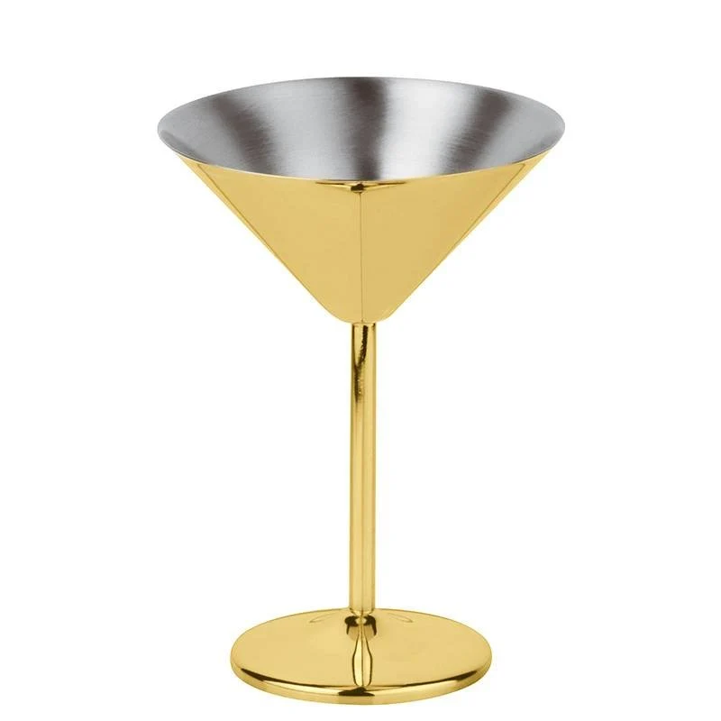 20 cl - Calice Martini In Acciaio Inox