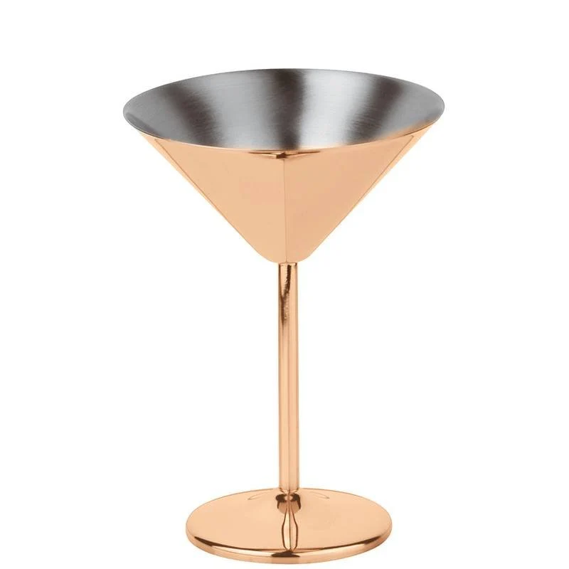 20 cl - Calice Martini In Acciaio Inox