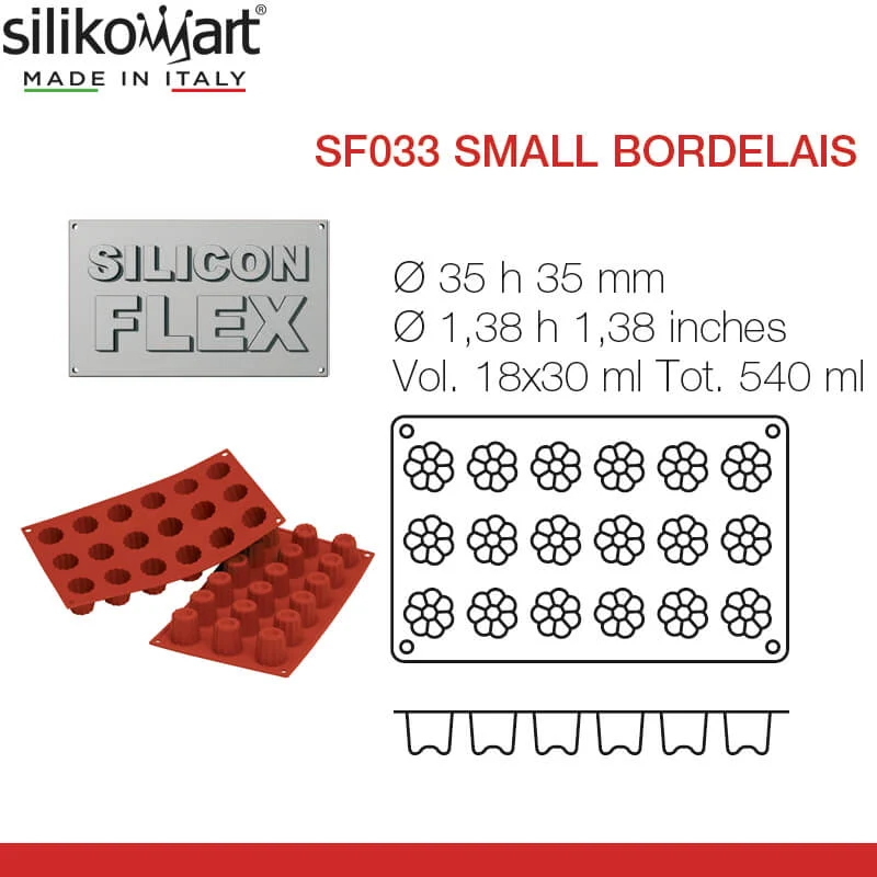 18 Forme Classic Stampo Bordelais In Silicone