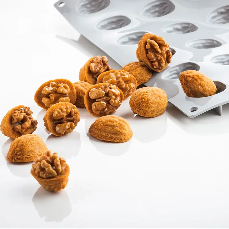 18 Forme - Gourmand Stampo Decorazioni Noci In Silicone