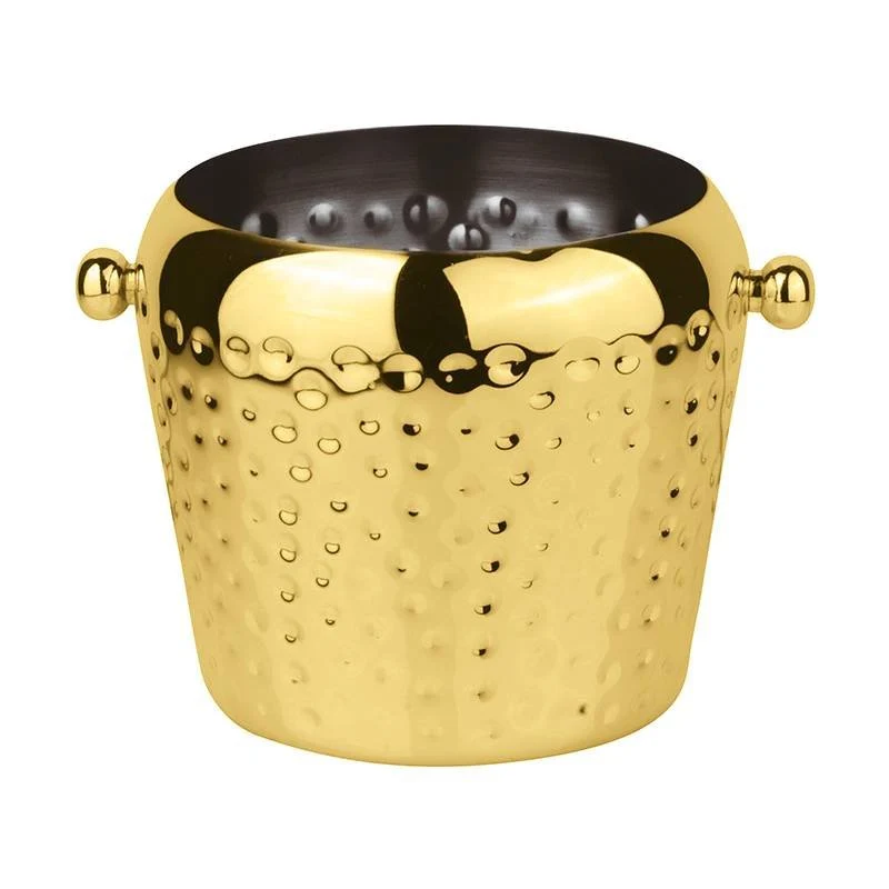Ø 15 x H 14 cm - Secchiello Ghiaccio In Acciaio Inox