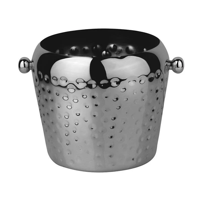 Ø 15 x H 14 cm - Secchiello Ghiaccio In Acciaio Inox