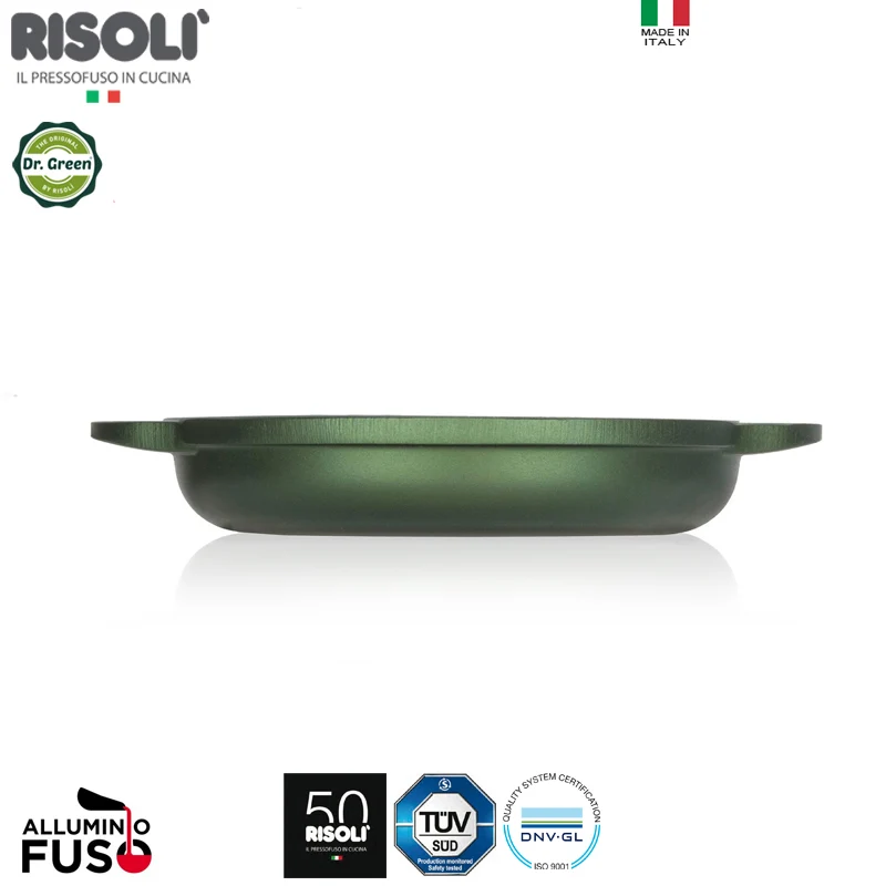 14 cm - Dr.Green Stone Casseruola Bassa Egg Sweet Antiaderente In Alluminio