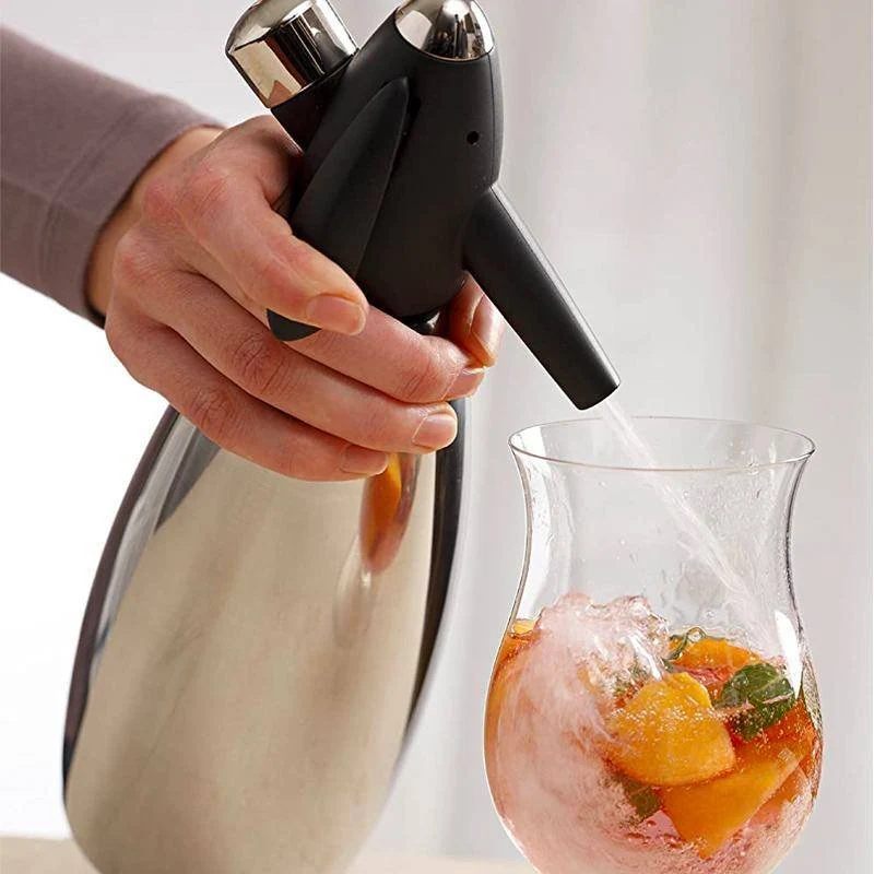 1 Litro - Sifone Soda In Acciaio Inox