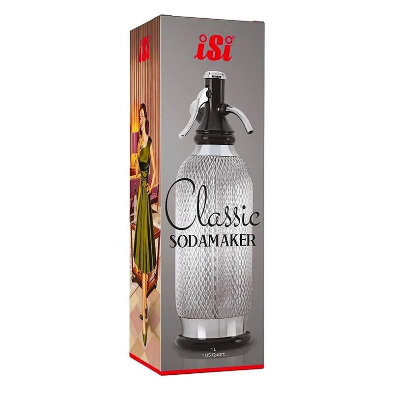 1 Litro - Classic Sifone Soda In Acciaio Inox