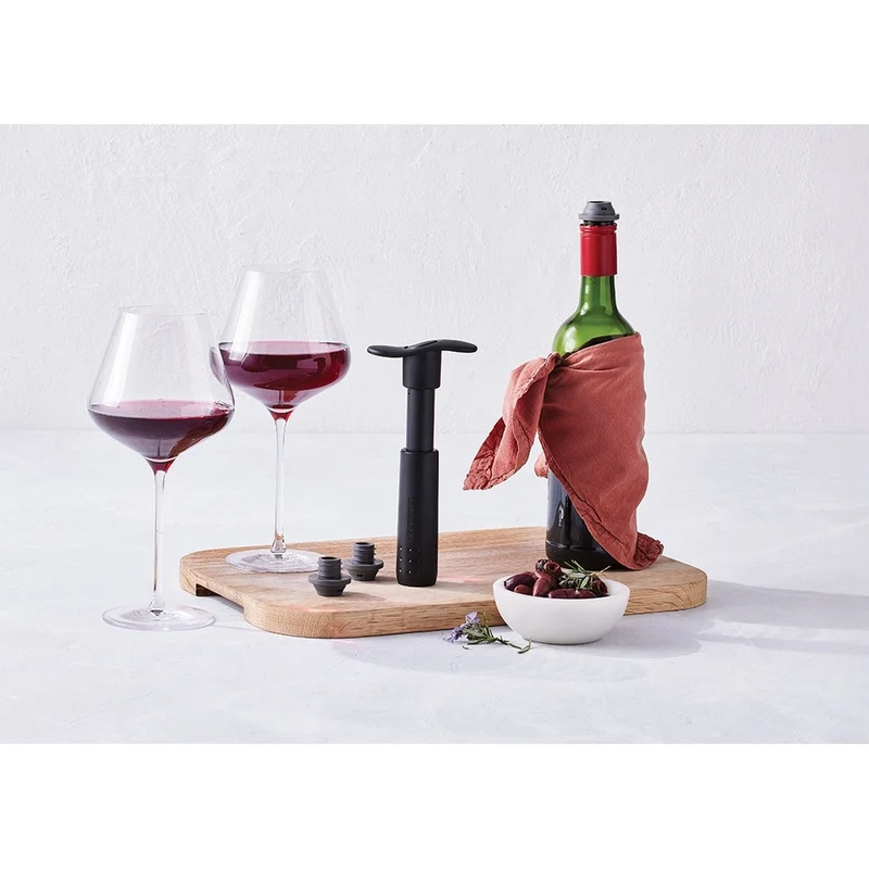 WA-137 Pompa Sottovuoto Per Vino Con 3 Tappi