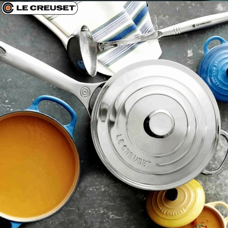 Casseruola Con Manico In Acciaio Inox Con Coperchio